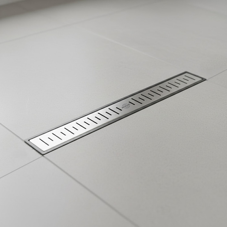 کف شور خطی محک مدل درب استیل طرح گریل 60×6 کد 596s