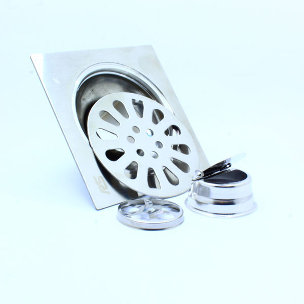 کف شور دینا مدل stainless steel 10*10