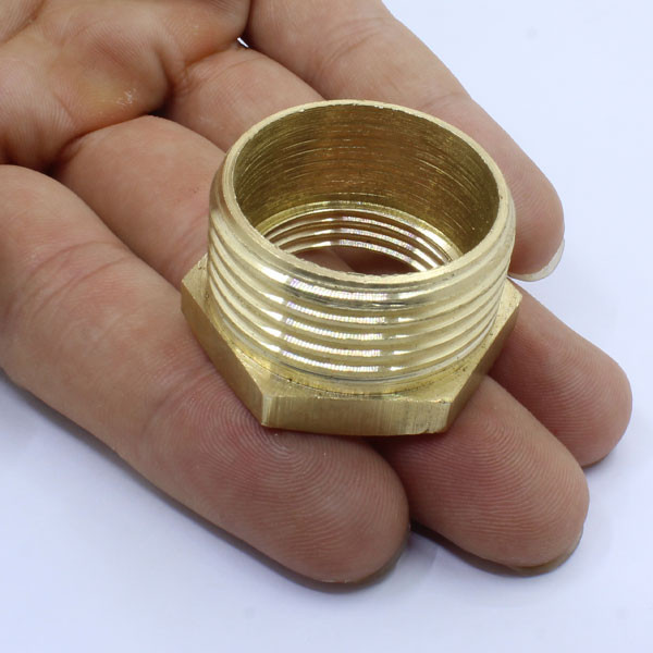 اتصال تبدیل دینا مدل برنجی سایز 1 - 3/4 اینچ بسته 2 عددی