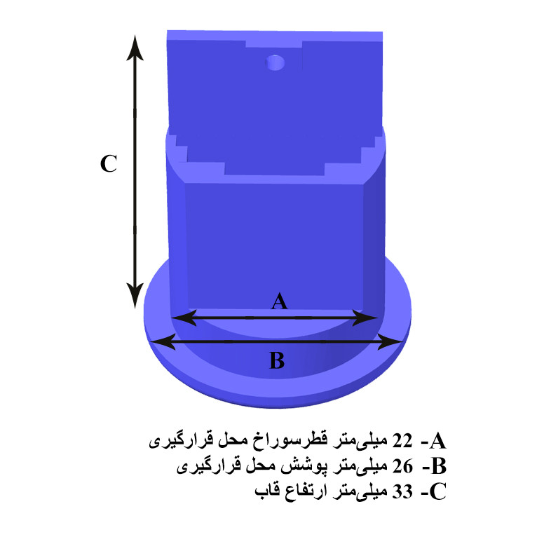 قاب روپنلی ماژول شارژ باتری مدل TP-4056