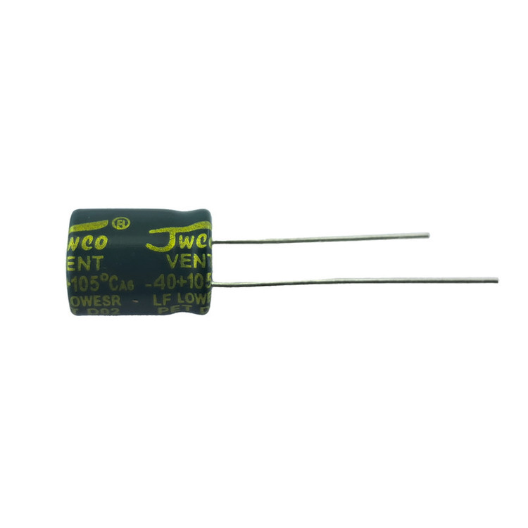 خازن الکترولیت 10uF میکرو فاراد جی دبلیو کو مدل 400V