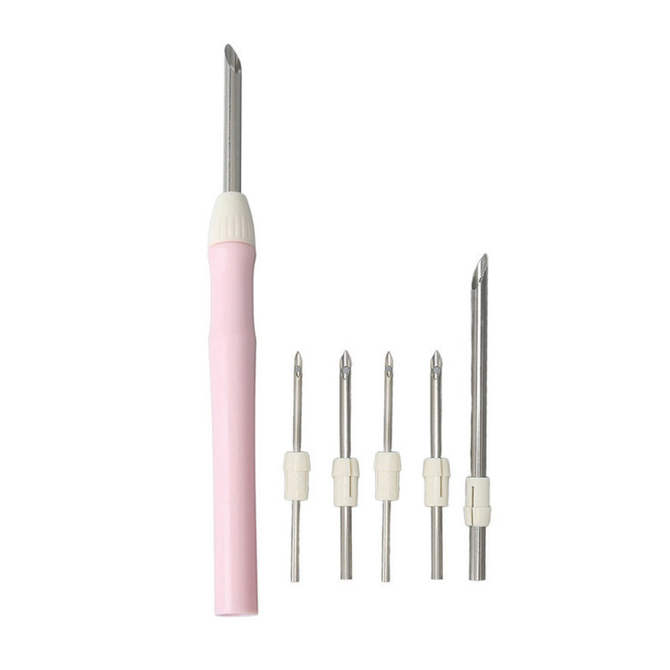 سوزن پانچ پنگوئن مدل موتیف طرح 6 سایزی کد PLA06 مجموعه 7 عددی