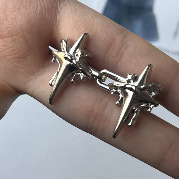پین شلوار مدل تنظیم سایز طرح ستاره کد N54 بسته 2 عددی