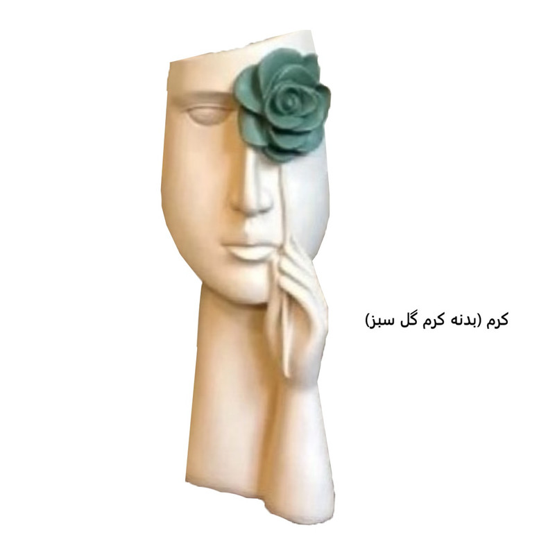 گلدان مدل چهره طرح گلرخ