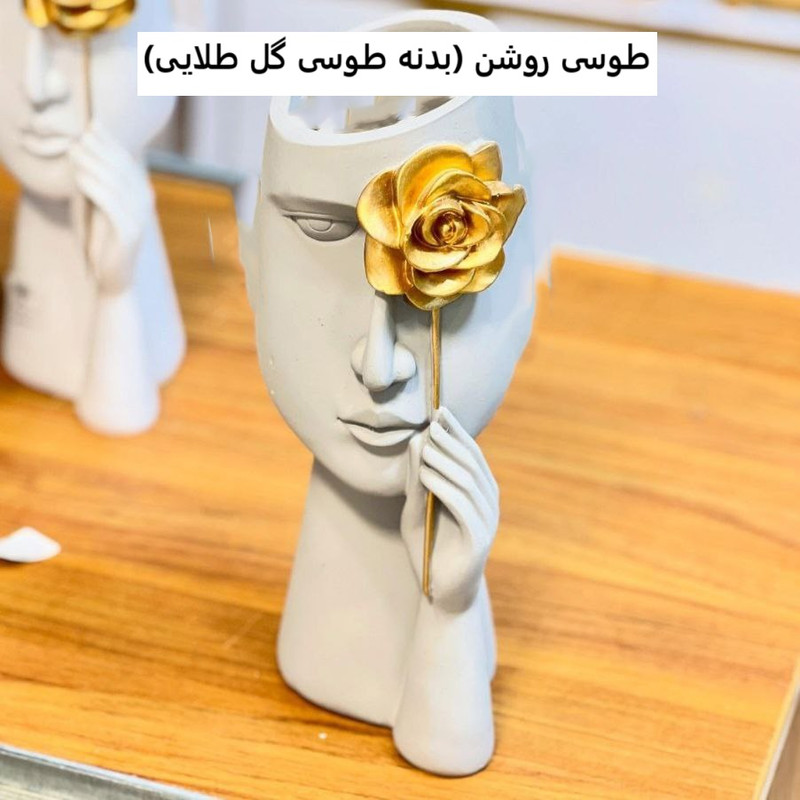 گلدان مدل چهره طرح گلرخ