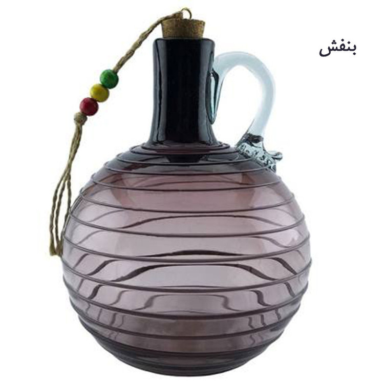 بطری شیشه ای مدل نواری