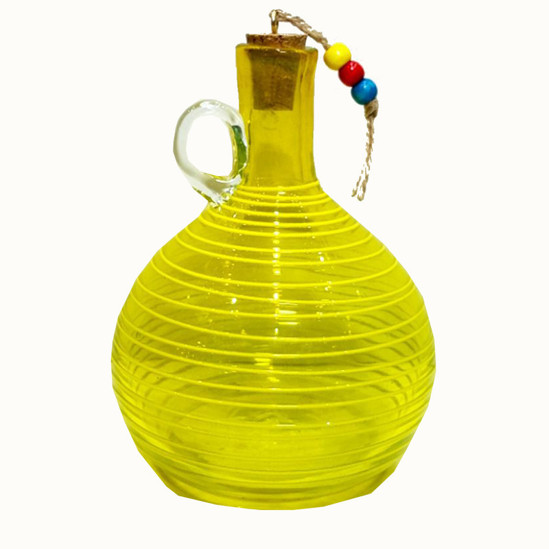 بطری شیشه ای مدل نواری