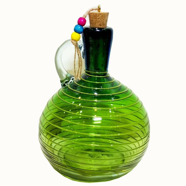 بطری شیشه ای مدل نواری