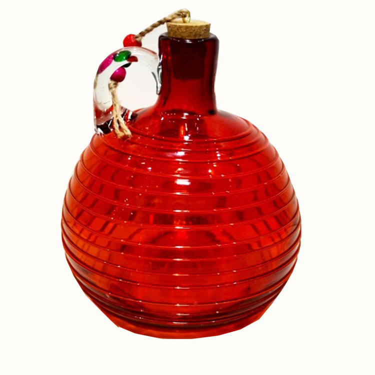بطری شیشه ای مدل نواری