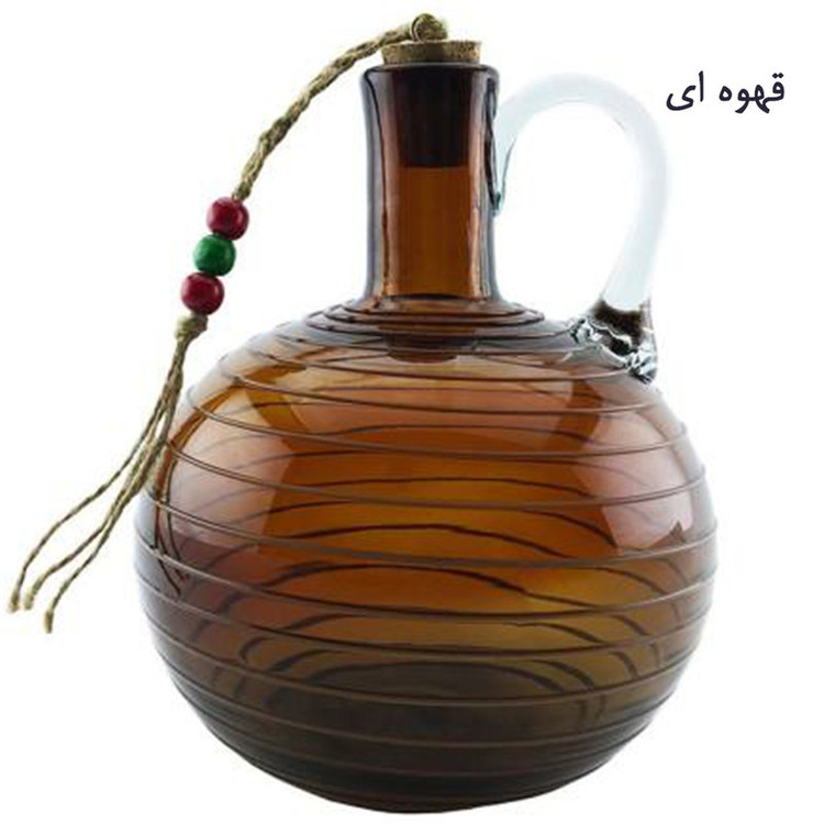 بطری شیشه ای مدل نواری