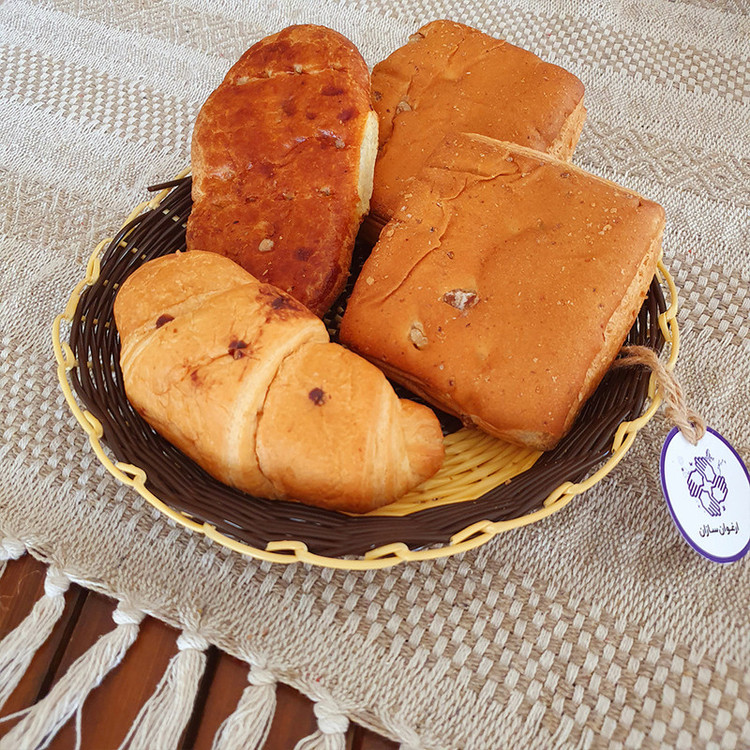 سبد حصیر بافی ارغوان سازان مدل ریحون