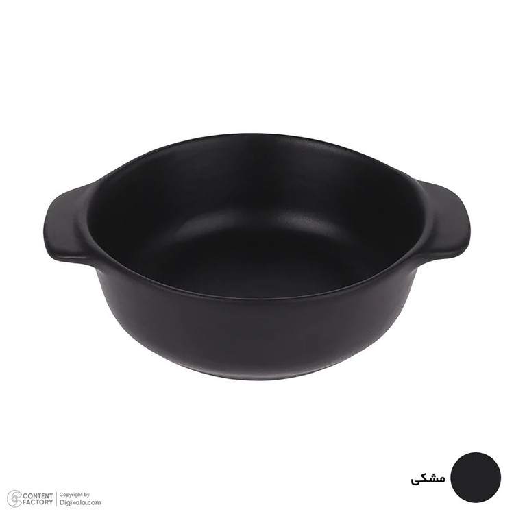 سوپ خوری سرامیکی بومی مدل گرد مات بسته 2 عددی