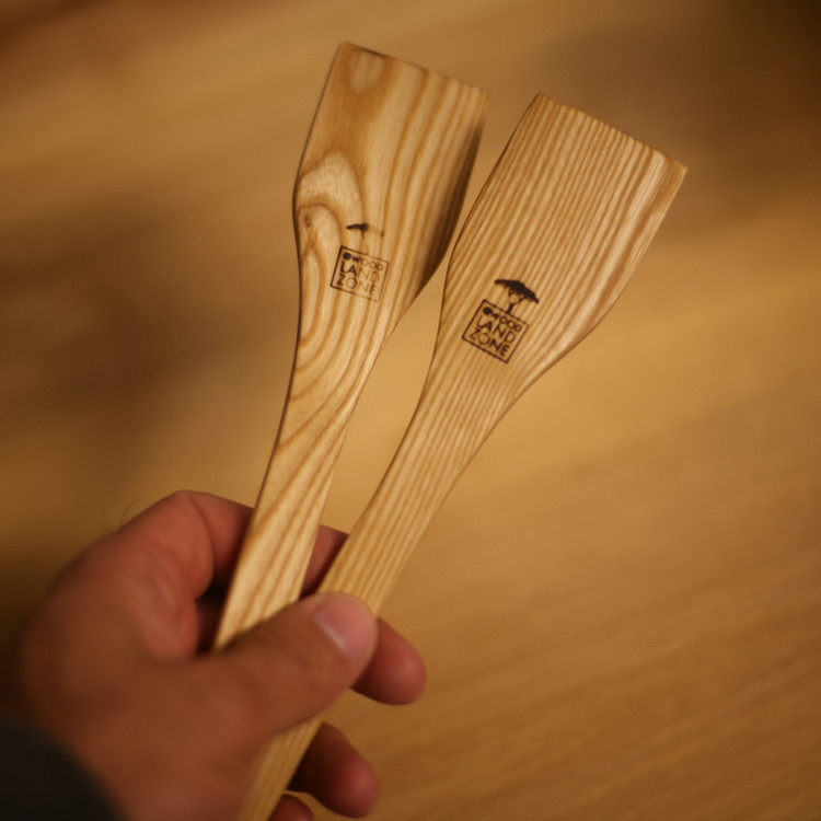 کفگیر چوبی مدل mini بسته 2 عددی
