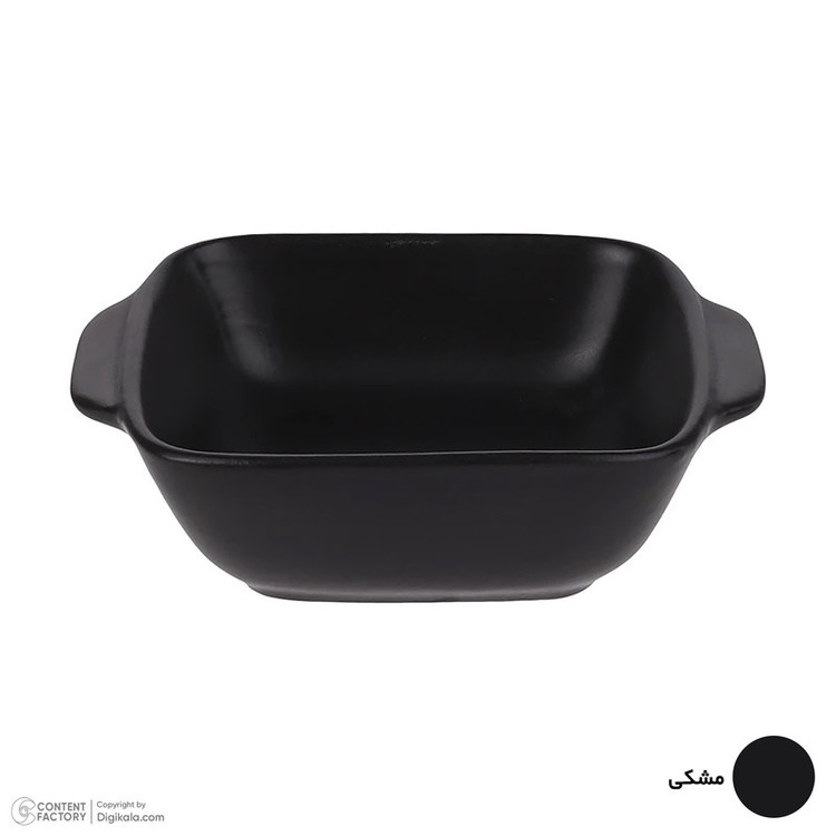 سوپ خوری سرامیکی بومی مدل مربع مات بسته 2 عددی