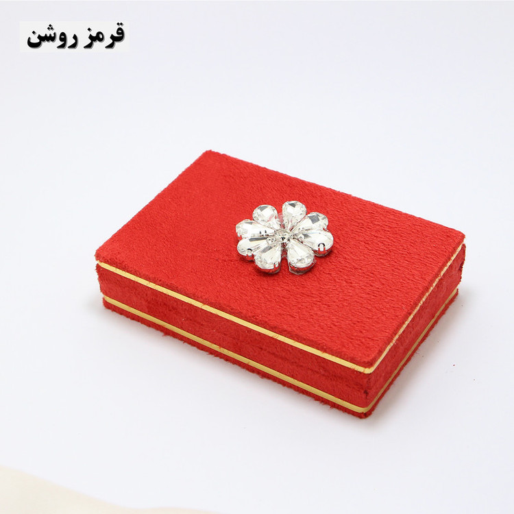 جعبه هدیه مدل گل جواهر کد BJ0011