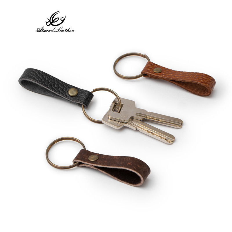 جاکلیدی دستی چرمی چرم عطارد کد C27 مجموعه 15 عددی
