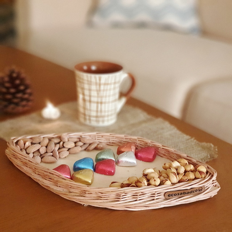سبد حصیری اکوسبدکو مدل برگ کد moas510