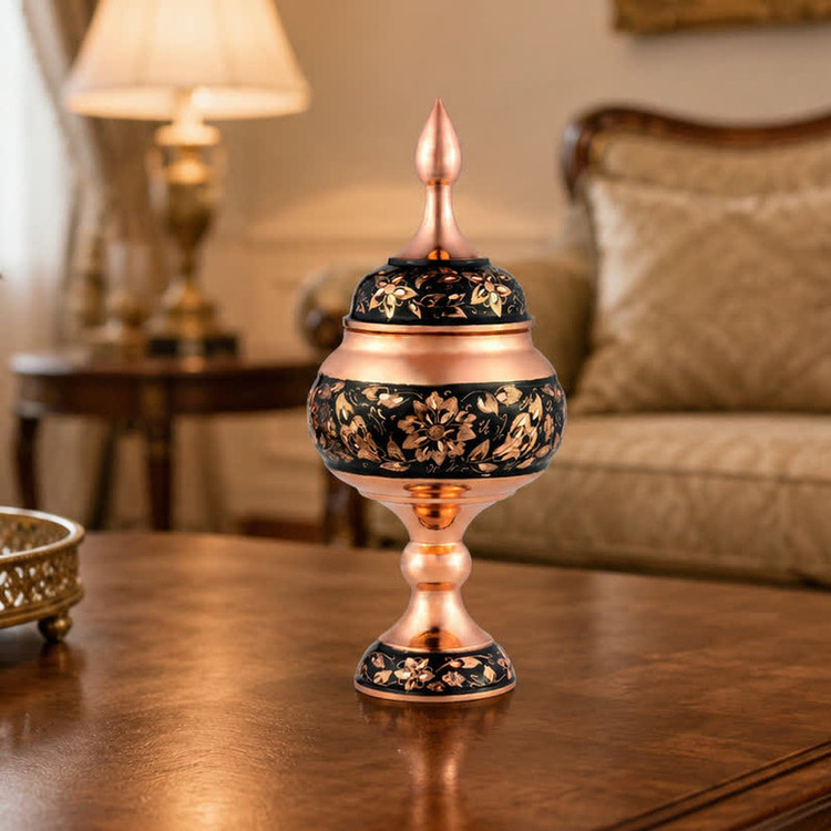 شکلات خوری مسی مدل الماس تراش کد ۲۲