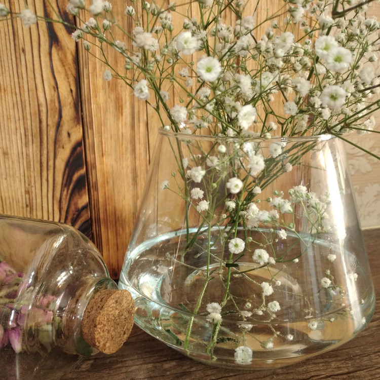 گلدان شیشه ای مدل مینا کد 45