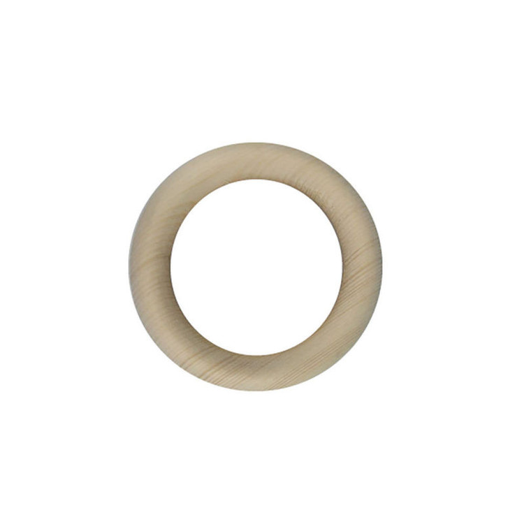 اسلایس چوبی مدل حلقه چوبی مدل 40mm بسته 5 عددی