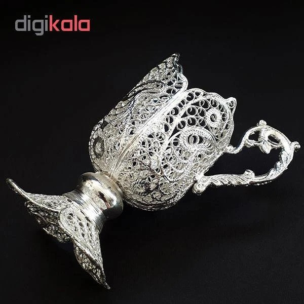 سرویس قهوه خوری 6 پارچه ملیله کاری کد 01