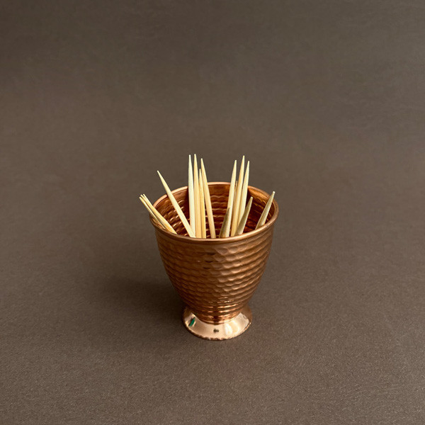 لیوان مسی مدل جاخلالی چکشی کد ZH358