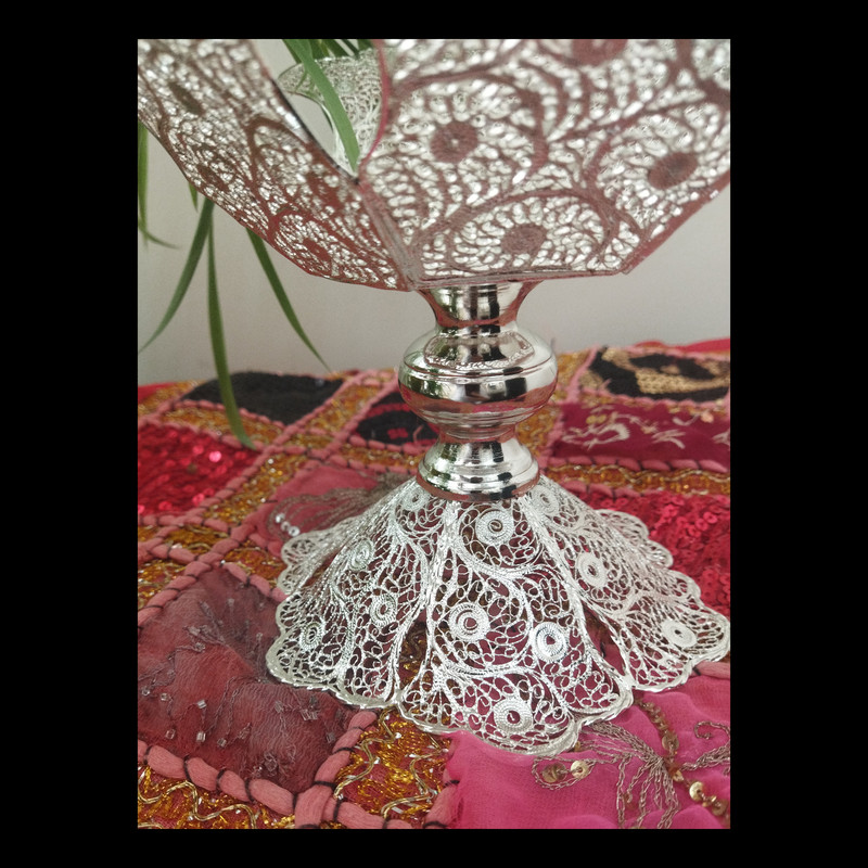 میوه خوری ملیله کاری مدل پرنسا کد 008
