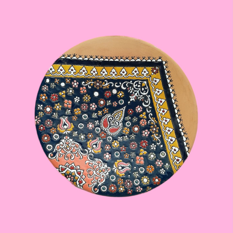بشقاب میناکاری کد 10