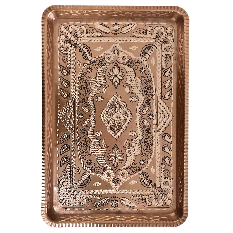 سینی مسی مدل الماس تراش ستاره کد۰۲