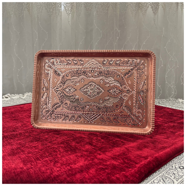 سینی مسی مدل الماس تراش ستاره کد۰۲