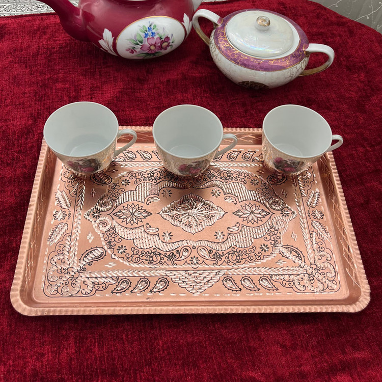 سینی مسی مدل الماس تراش ستاره کد۰۲
