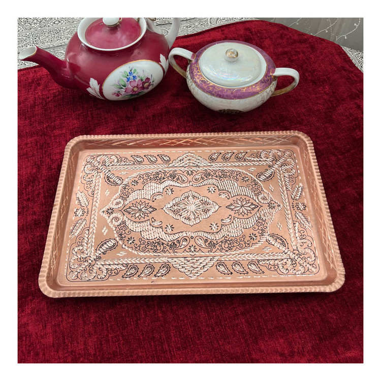 سینی مسی مدل الماس تراش ستاره کد۰۲