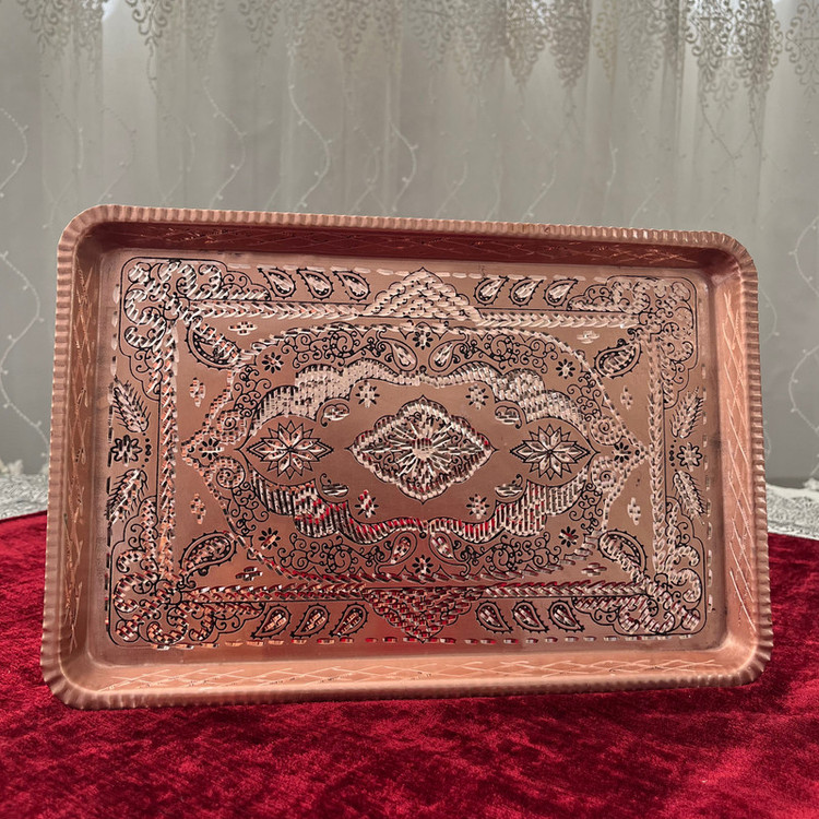 سینی مسی مدل الماس تراش ستاره کد۰۲