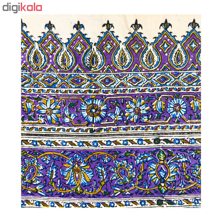 رومیزی قلمکار ممتاز اصفهان طرح شش بته