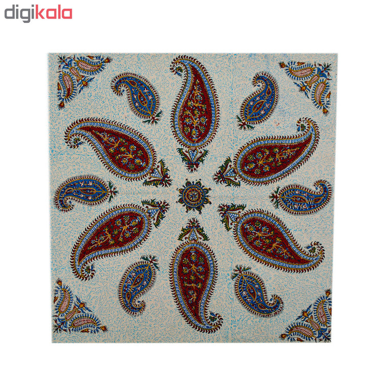 رومیزی قلمکار ممتاز اصفهان طرح پته لپی مدل G206