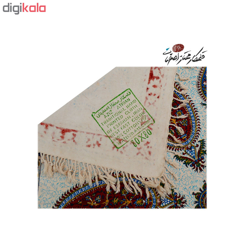 رومیزی قلمکار ممتاز اصفهان طرح پته لپی مدل G206