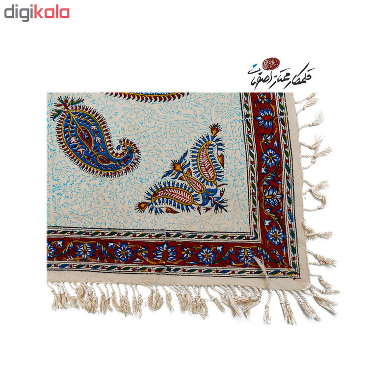 رومیزی قلمکار ممتاز اصفهان طرح پته لپی مدل G206