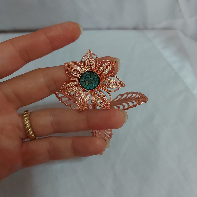 گل فیروزه کوبی کد 51 بسته 6 عددی