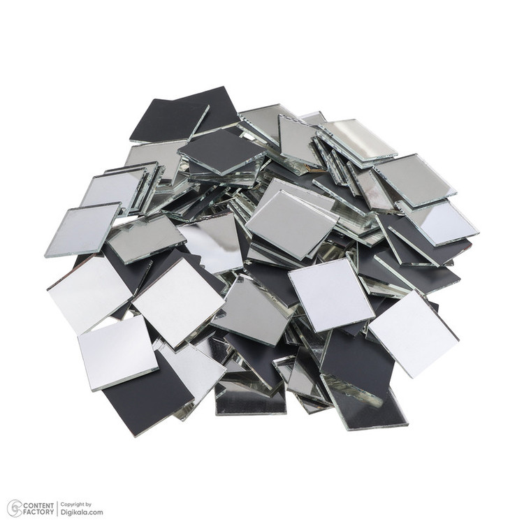 آینه آریا کریستال مدل مربع کد AM-500/0.5C.0.5C.1M بسته 500 عددی