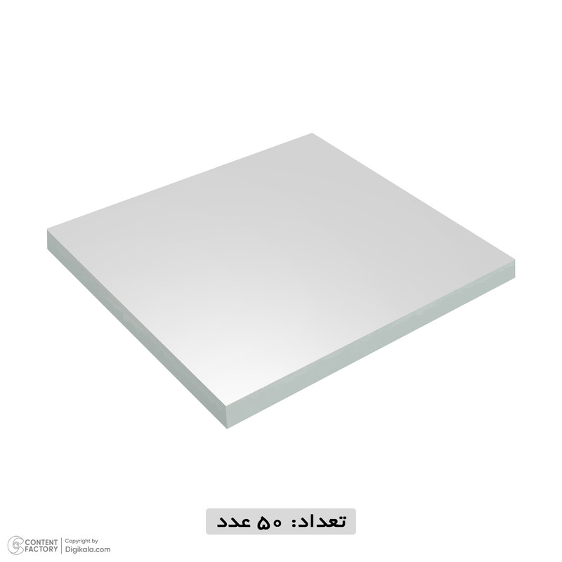 آینه مدل مربع کد AM-20/1.1.1.2mm بسته 20 عددی