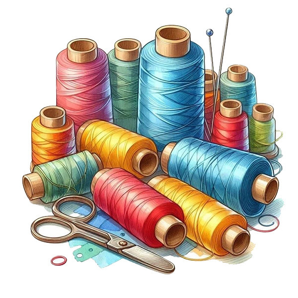 استیکر پارچه و لباس پاد آفرین طرح شغل خیاطی کد 4047