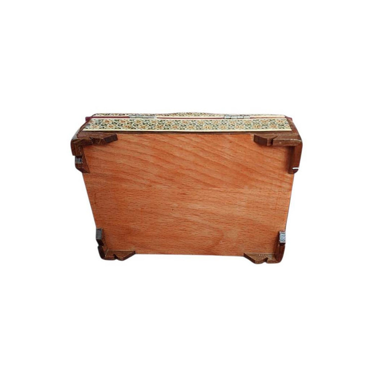 جعبه جواهرات خاتم کاری چوبی مدل K-2
