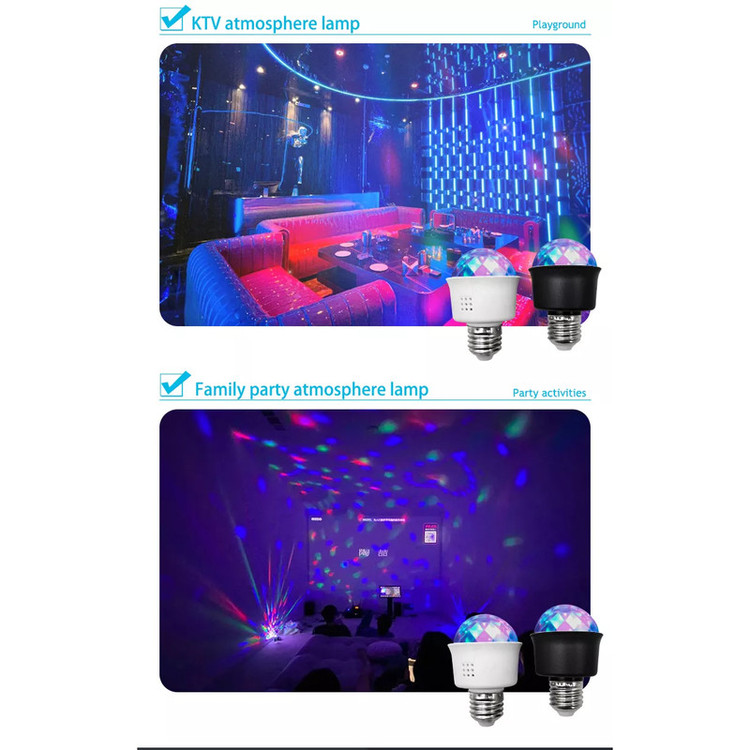رقص نور مدل LED MINI PARTY LIGHT E27