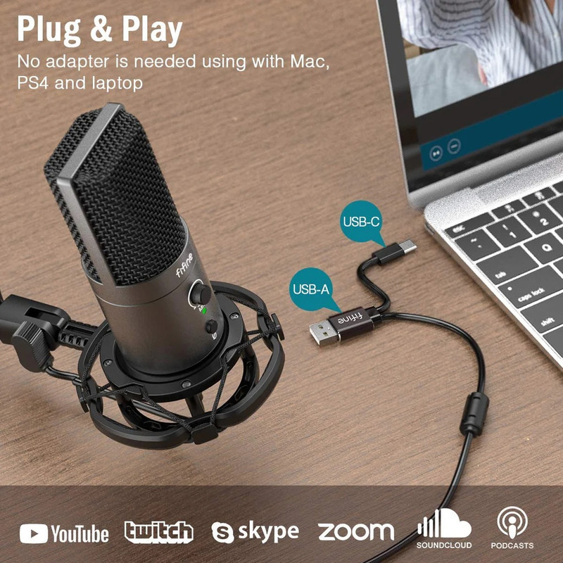 میکروفن کندانسر فای فاین مدل T683