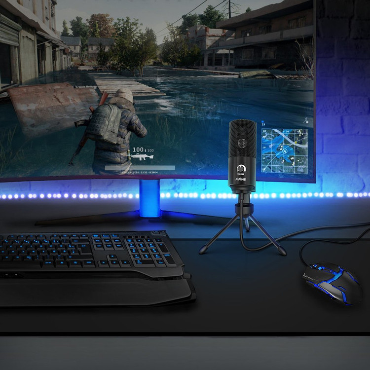 میکروفن کندانسر فای فاین مدل K669B با درگاه اتصال USB