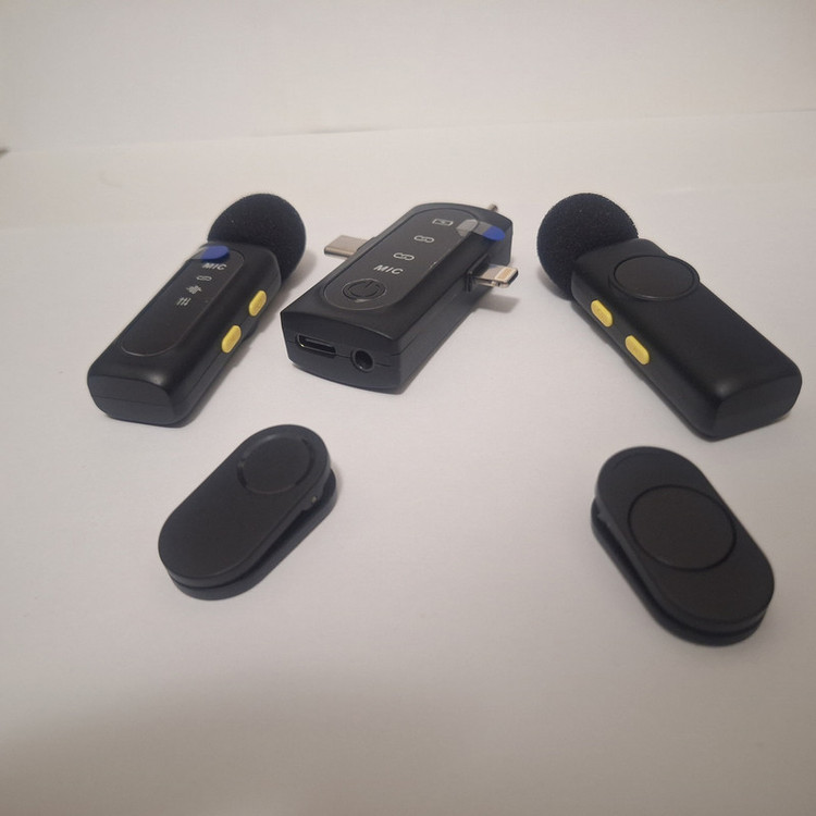 ست میکروفن بی سیم مدل T90pro با درگاه اتصال تایپ سی