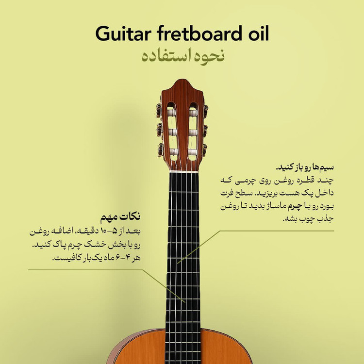 روغن فرتبورد گیتار موردنت مدل GO_108