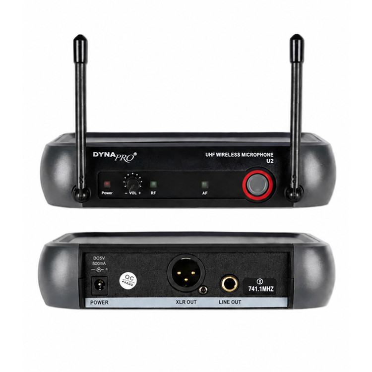 ست میکروفن بی سیم هدمیک دایناپرو مدل U2 با درگاه اتصال XLR