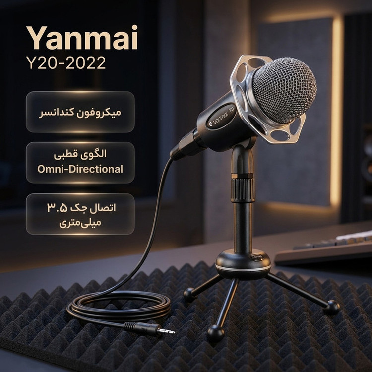 میکروفن کندانسر یانمای مدل Y20-2022