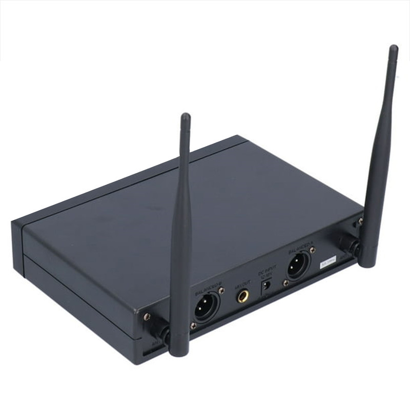 میکروفن بی سیم مدل دو کانال دستی کد TW100